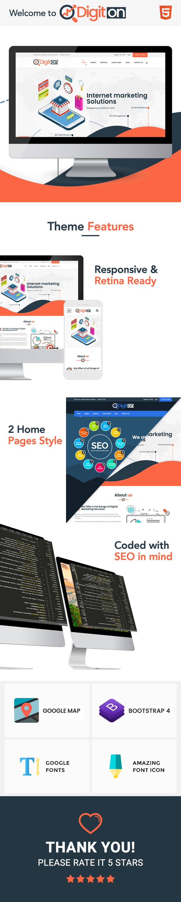 Digiton - SEO and Digital Agency HTML Template - 1