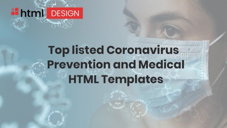Top listed Coronavirus prevention and Medical HTML Templates