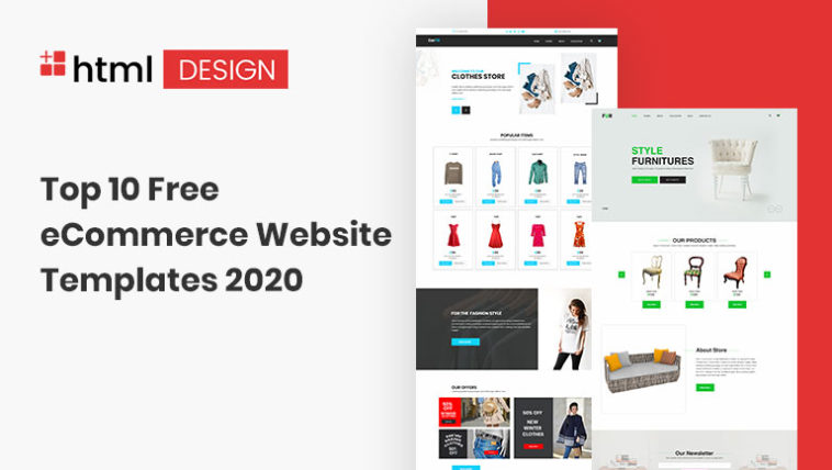 responsive ecommerce website template free download