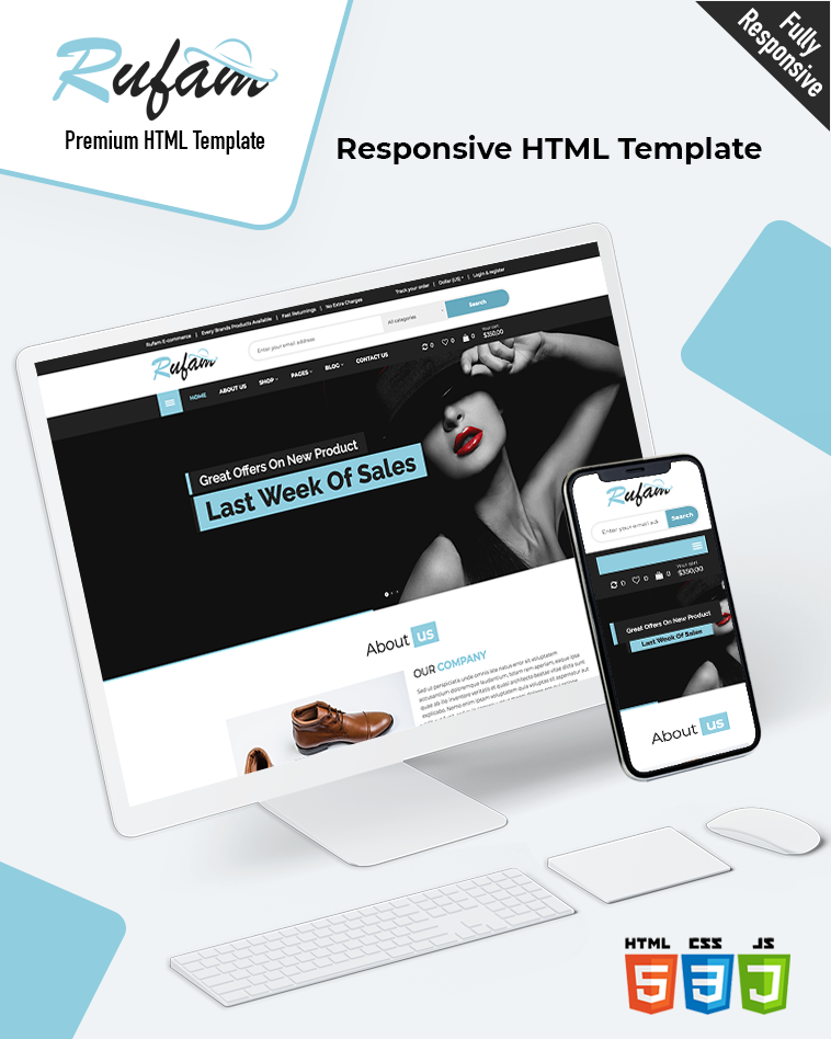 Premium Ecommerce HTML Template