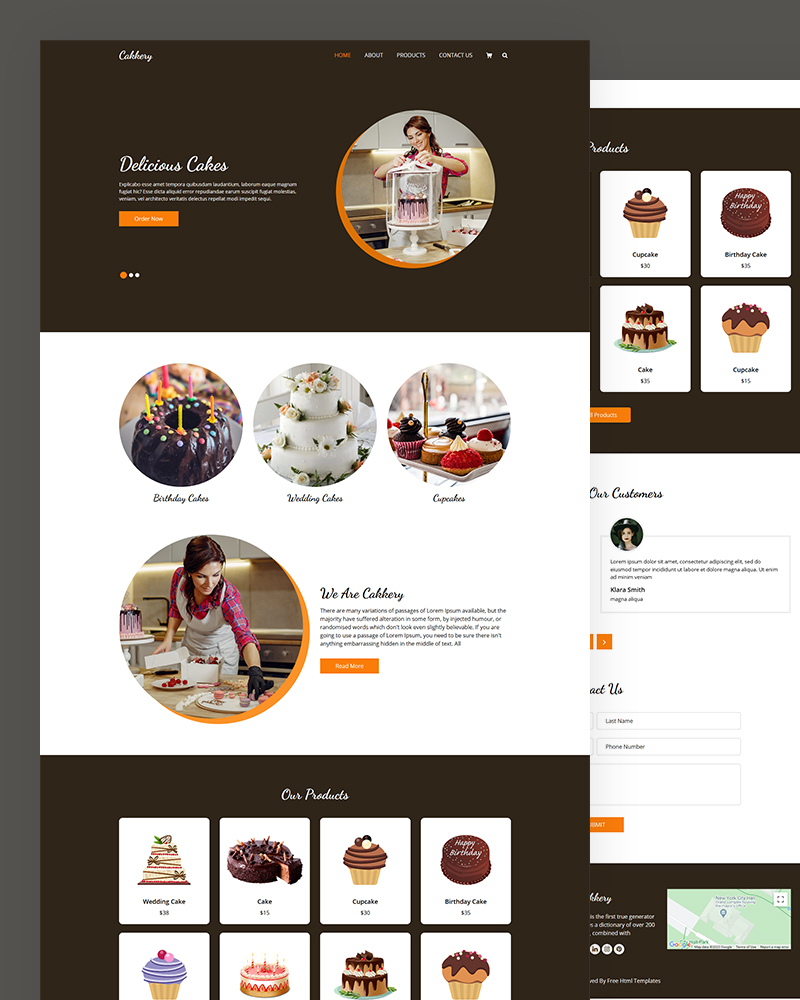 Cakkery - Cakes HTML Template
