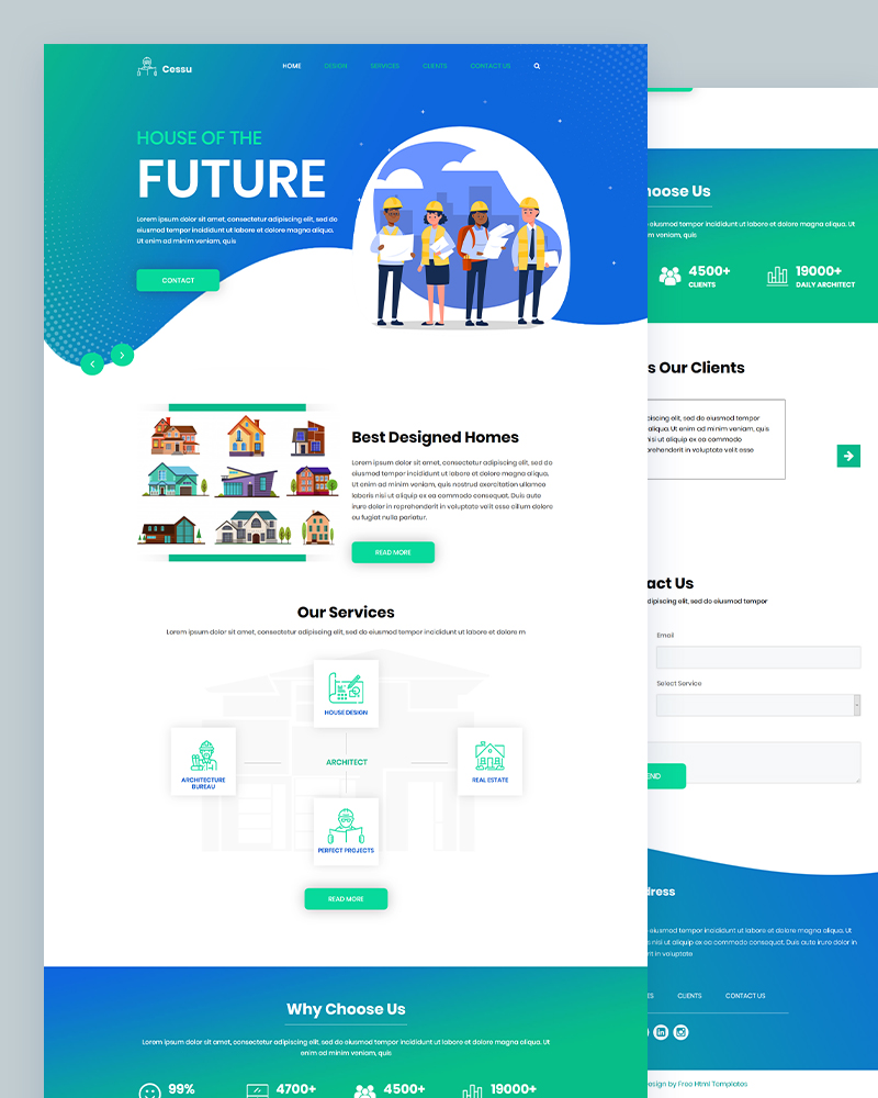 Cessu - Architect HTML Template