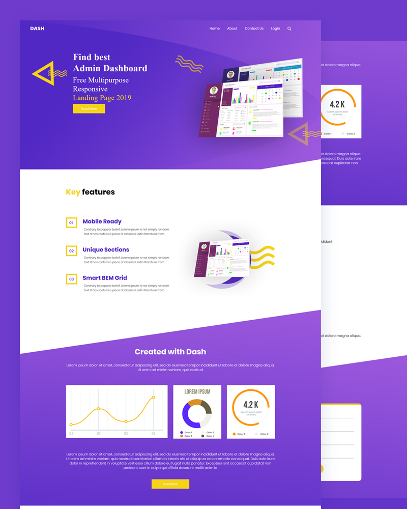 Dash - Free Dashboard Backend HTML Template