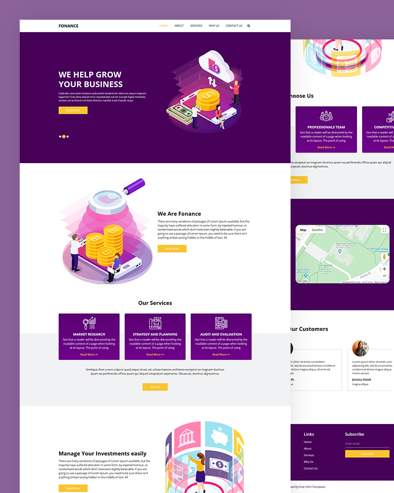 Fonance - Business HTML Template
