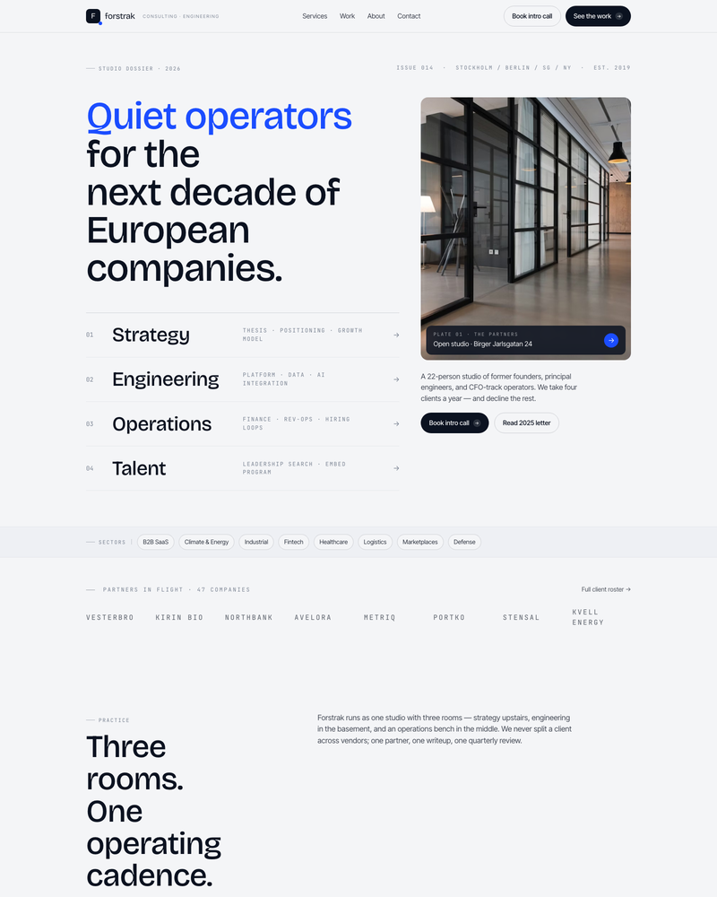 Forstrak — Modern Corporate Business Next.js Template
