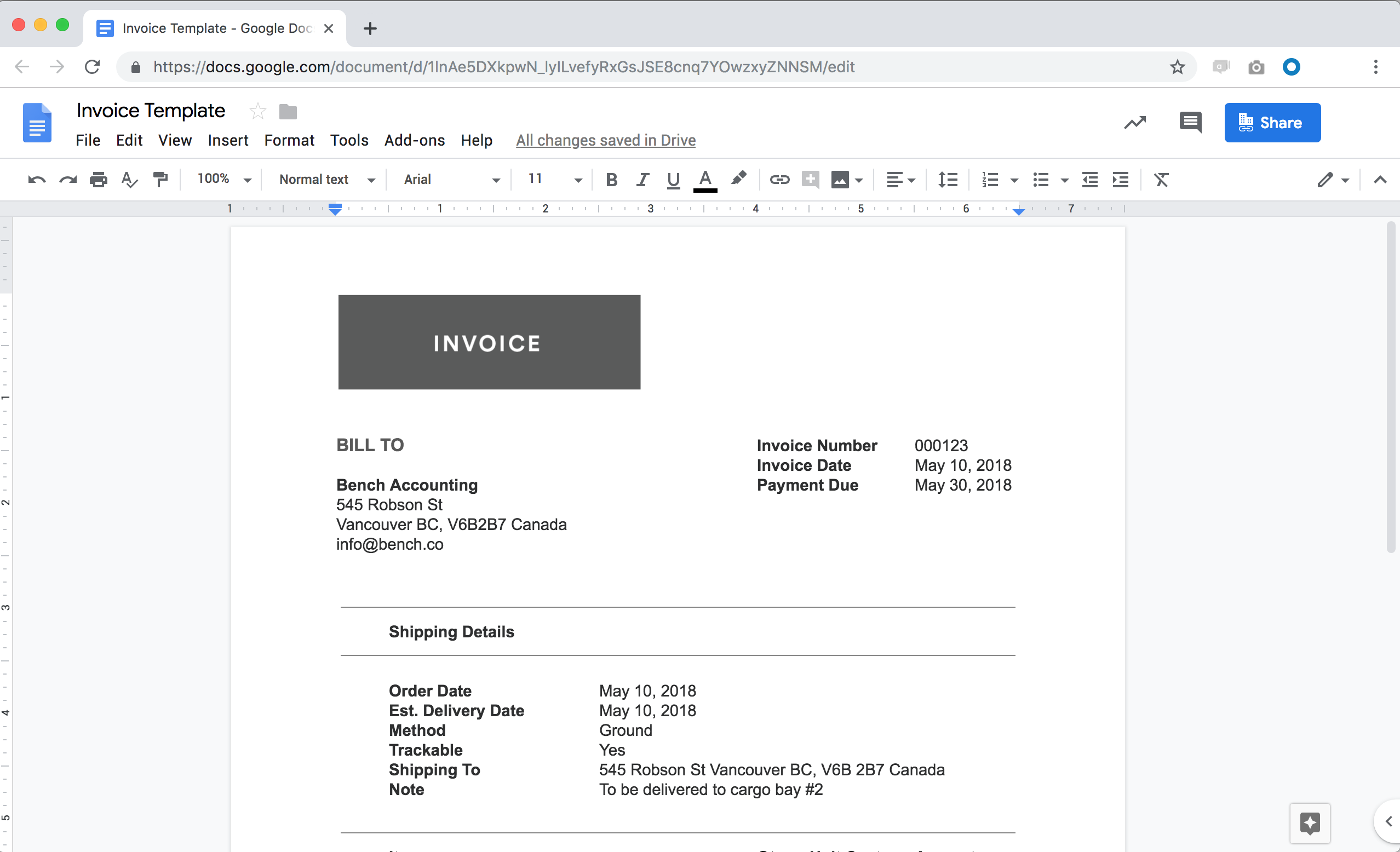 Google Docs Invoice Receipt Template: Streamlining Your Invoicing Process