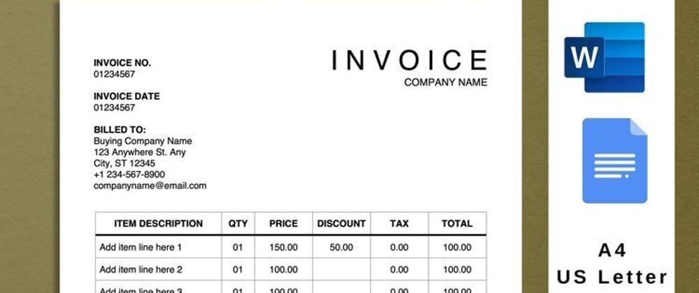 Google Docs Invoice Receipt Template: Simplifying Your Billing Process
