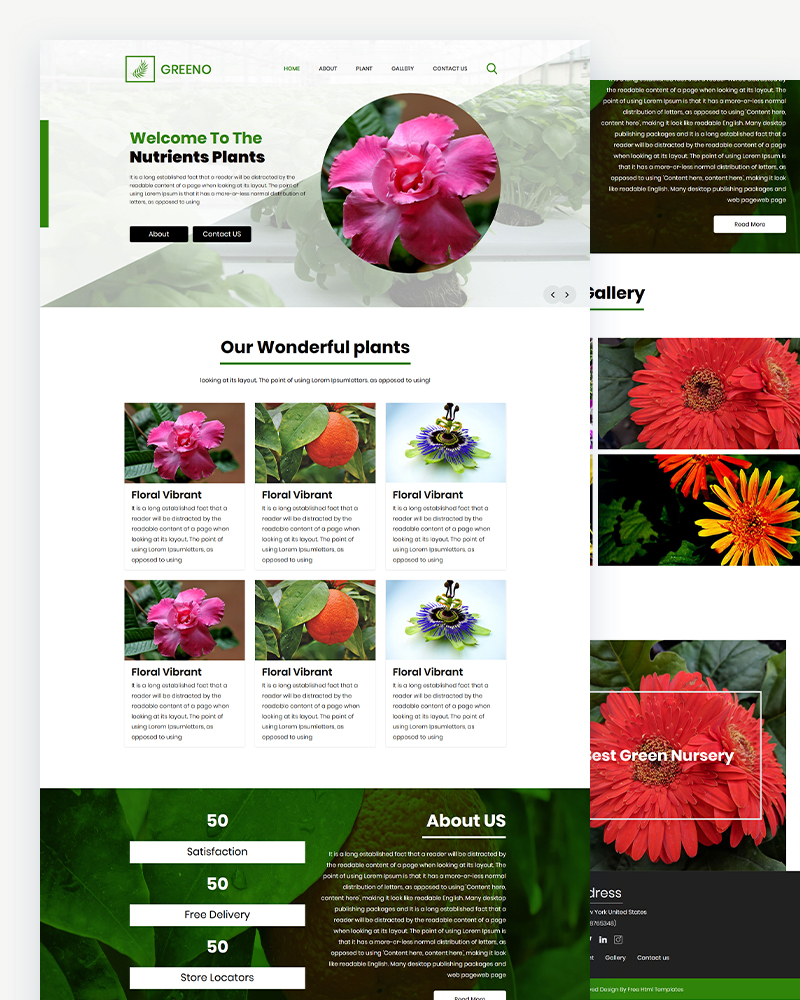 Greeno - Nursery Gardening Html Template