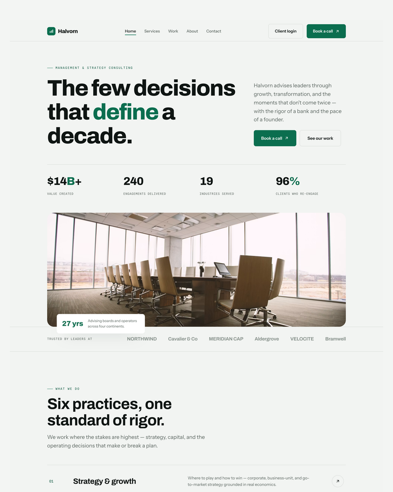 Halvorn — Corporate Consulting HTML Template
