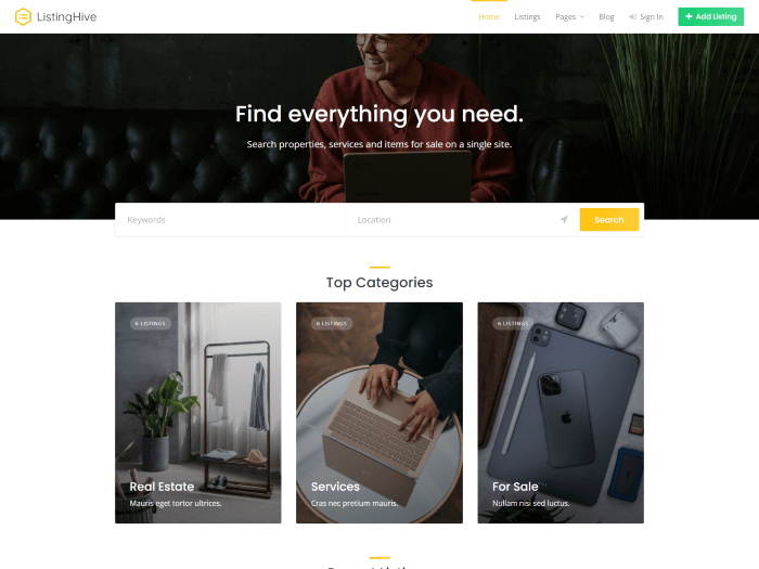 Create a Business Directory or Classifieds Website with WordPress for Free
