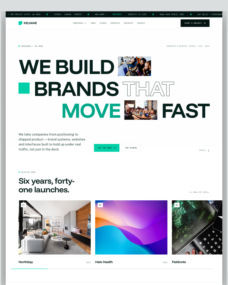 Kelvane — Creative & Digital Agency HTML Template