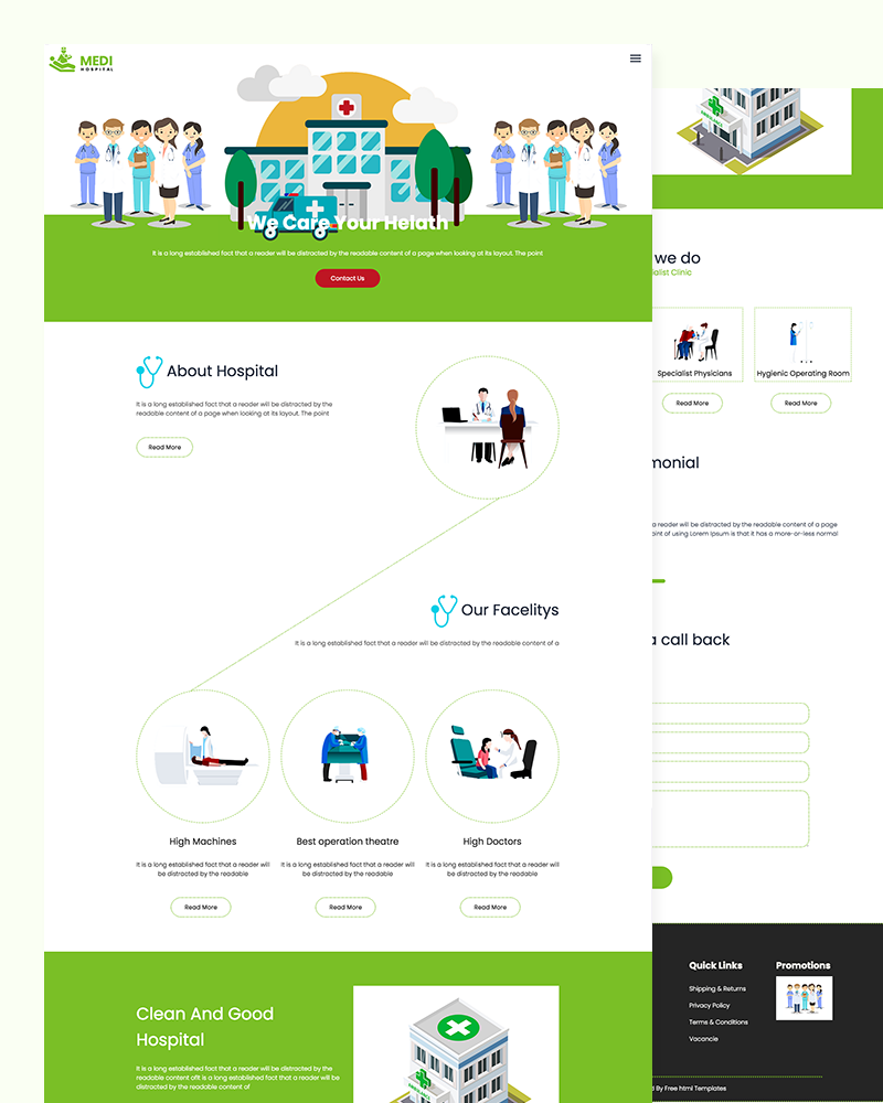 Medi – Health Medical Hospital Website template