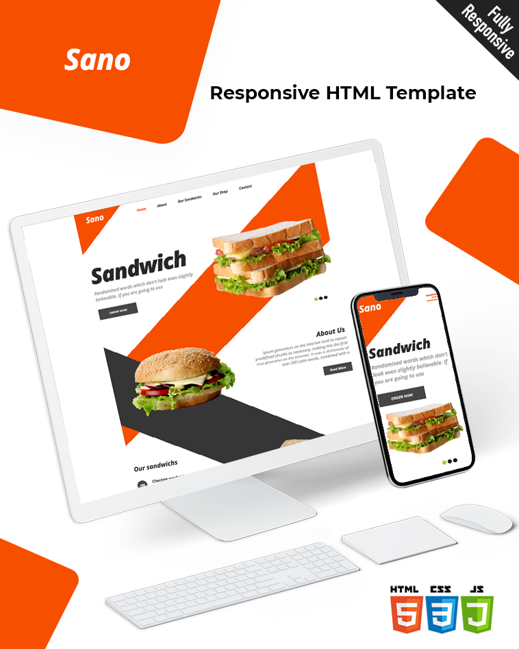 Sano - Restaurant HTML Template