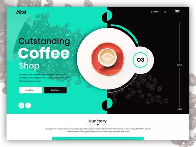 Blavk - Free Coffee Shop PSD
