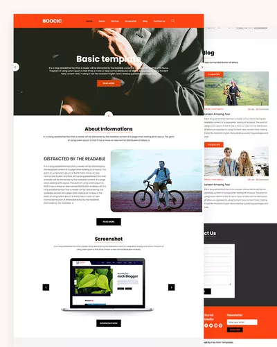 Boocic - Basic HTML Template