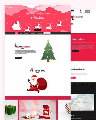 Crism - Christmas HTML Template