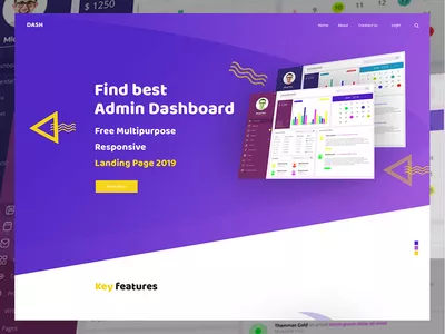 Dash - Admin Dashboard PSD Template