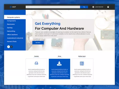 HCP - Computer Shop PSD Template