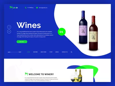 Jood - Free Wine Shop PSD Template