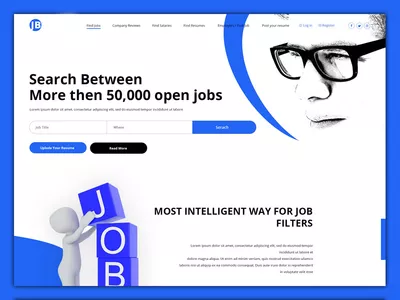 JB - Free Job Finding PSD Template