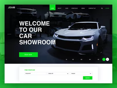 Jomo - Car Showroom PSD Template