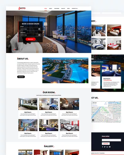 Keto - Room Book HTML Template