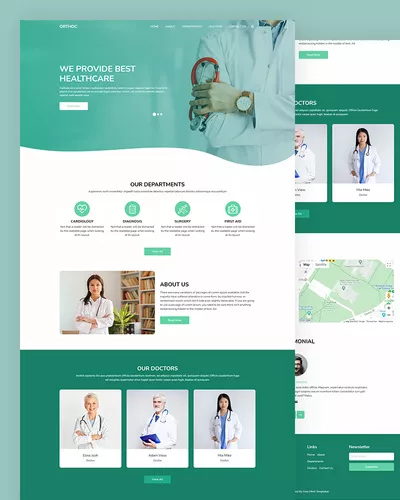 Orthoc - Healthcare HTML Template