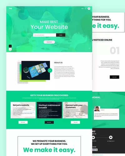Tnio - Service Website HTML Template