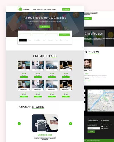 ADSiter - Classified Ads Html Template