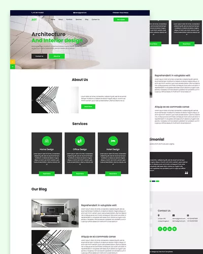 AOT – Architecture And Interior design Template