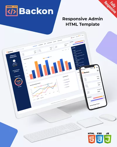 Backon - Admin HTML Template