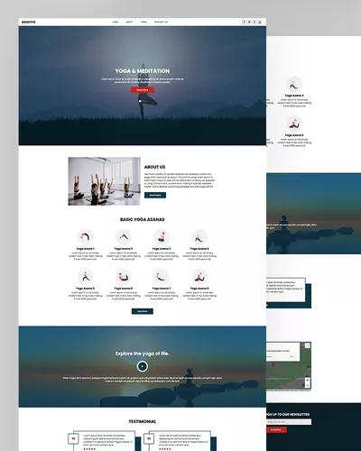 Baniths - Yoga HTML Template