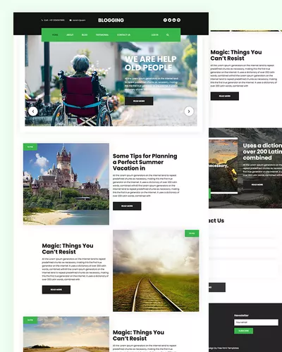 Blogging - Blog Website Template