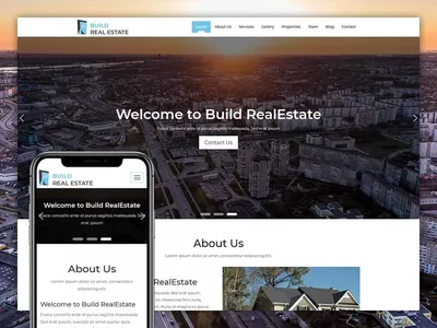 Build - Free RealEstate Website template