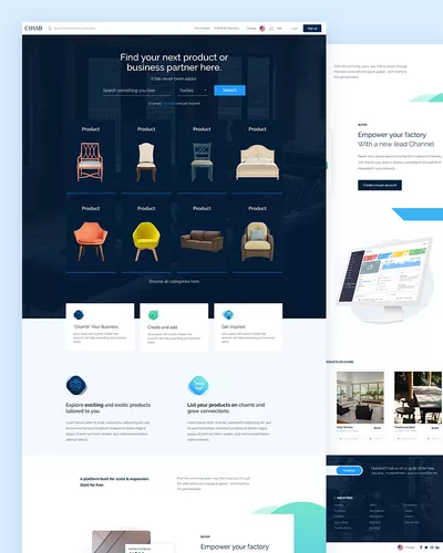 Chamb - Free Furniture E-commerce Template