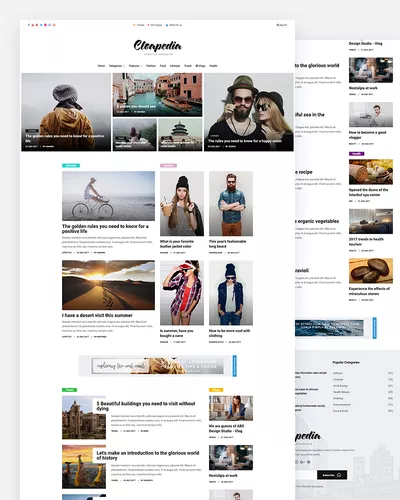 Cloapedia - Free Lifestyle Responsive Website Template