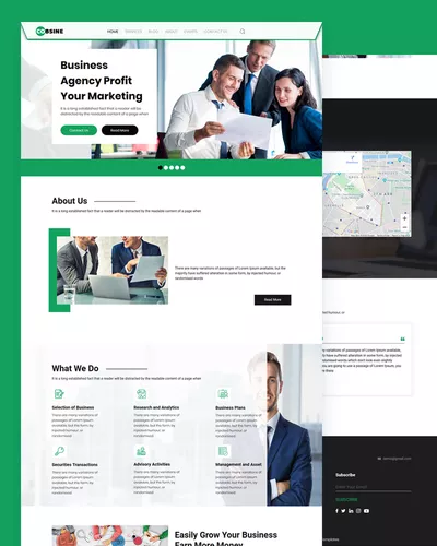 Cobsine - Free Business Agency HTML Template
