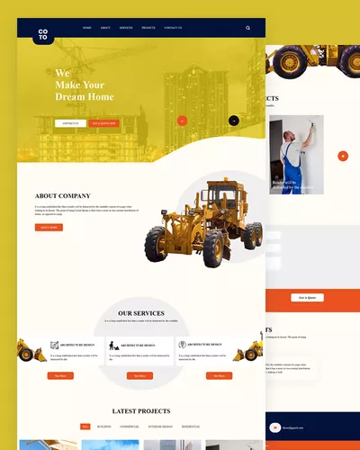 Coto - Accounting and Finance PSD Template