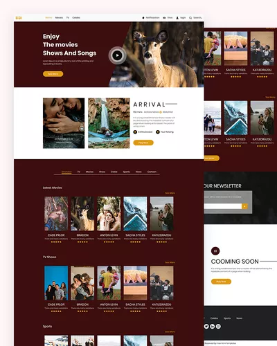 Dbi - Video Website Html Template