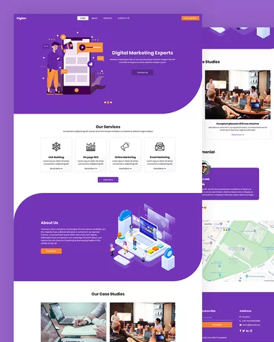 Digian - Free Digital Marketing HTML Template