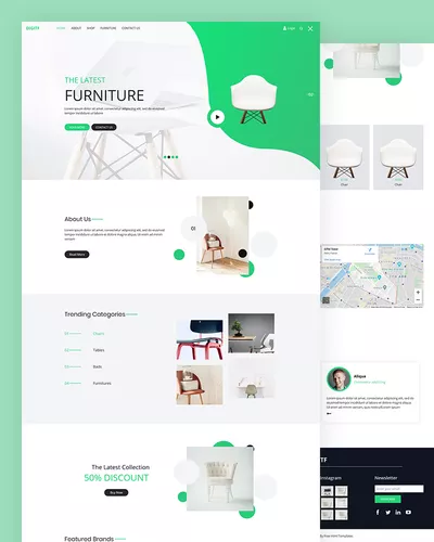 Digitf - Furniture Website Template