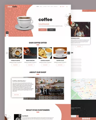Dozecafe - Coffee HTML Template