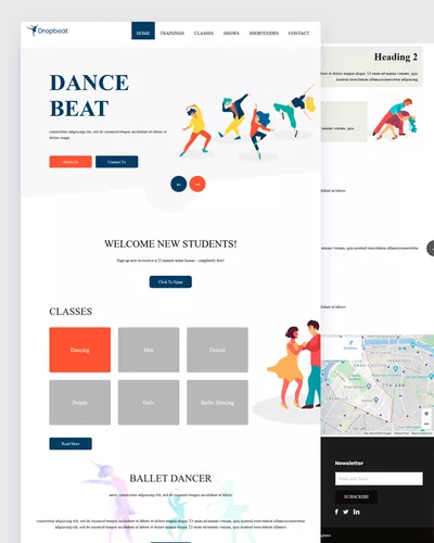 Dropbeat - Dance PSD Template