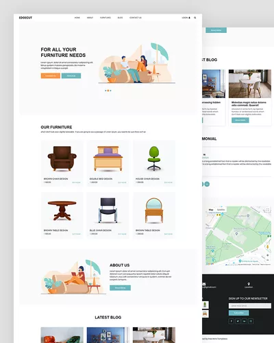 Edgecut - Furniture Website Template