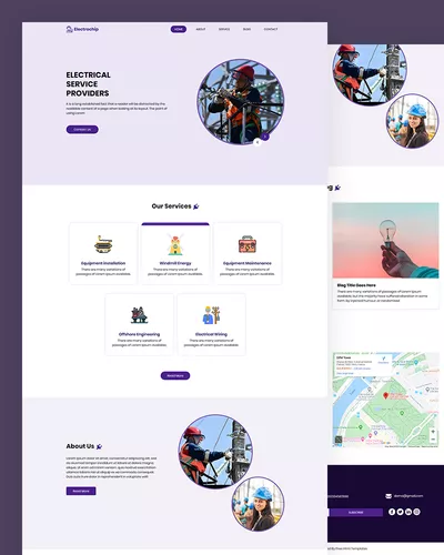 Electrochip - Free Electrical HTML Template