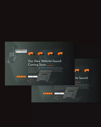 EPNWeb - Free HTML5 Coming Soon Template