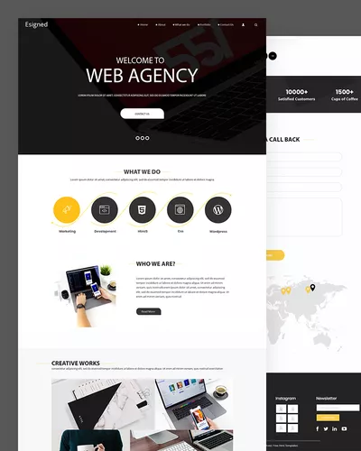 Esigned - Simple Web Agency Website Template