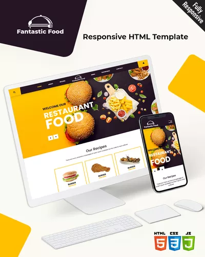 Fantastic food - Restaurant Website Template
