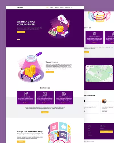 Fonance - Business HTML Template