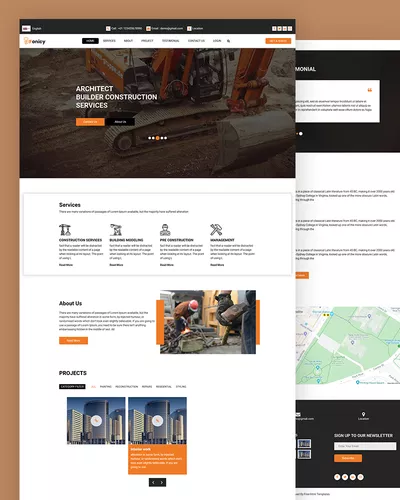 Fonicy - Architect Website HTML Template